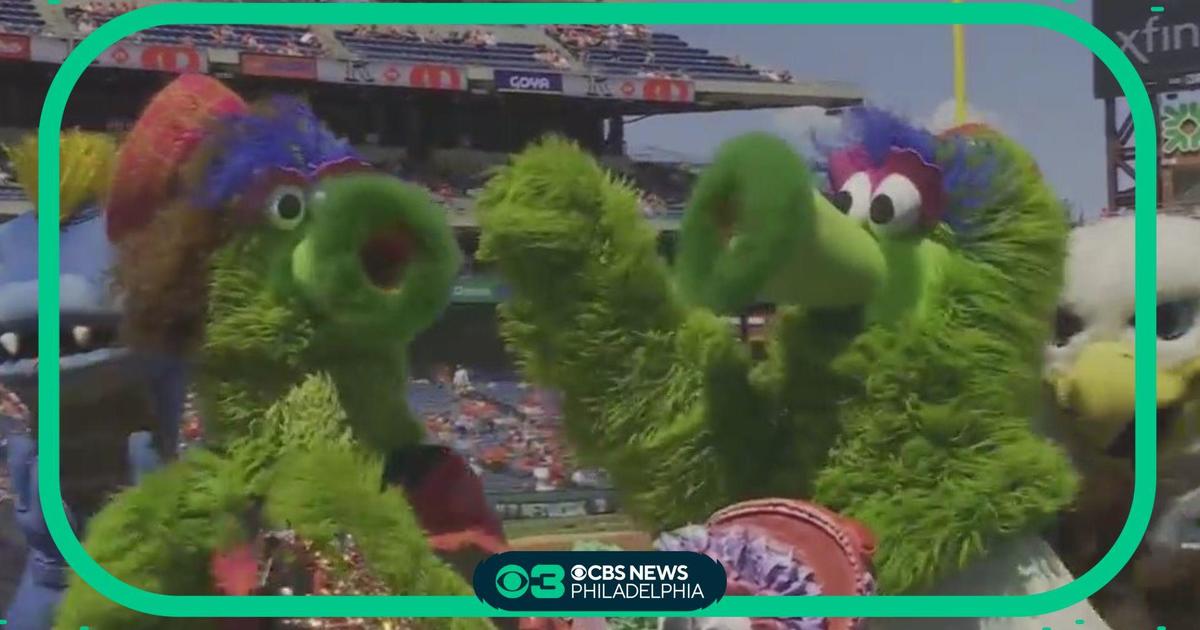 Birthday celebration held for Phillie Phanatic CBS Philadelphia