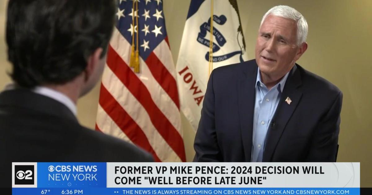 Former VP Mike Pence hints at potential presidential run - CBS New York