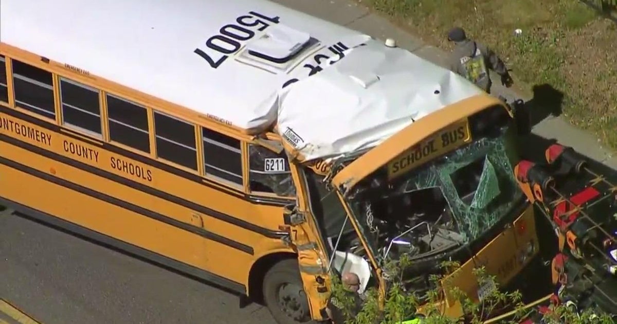 Adult, 5 children hospitalized after school bus crash in Montgomery ...