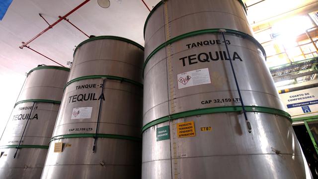 View of Tequila tanks at a distillery taken in the municipality of Tequila, State of Jalisco, Mexico, on June 6, 2019. 