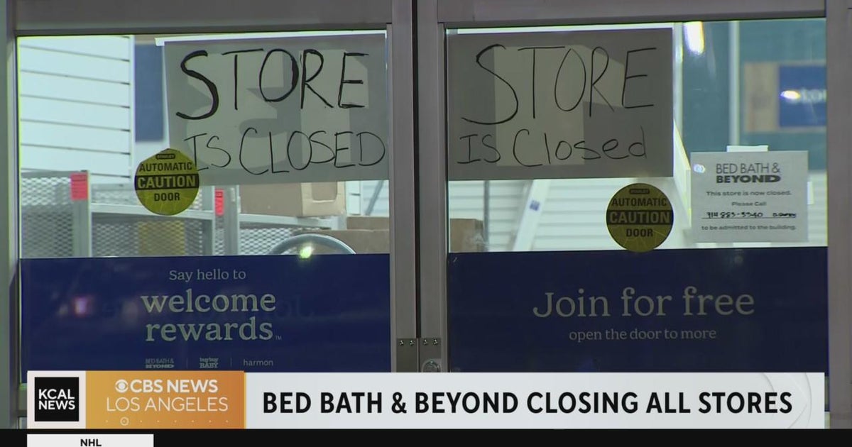 Bed, Bath & Beyond files for bankruptcy; stores to close by June CBS