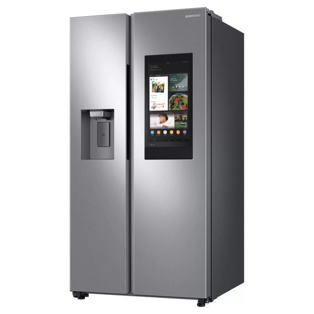 Samsung side by side 26.7 cu.  ft. with family hub.  Smart Refrigerator 