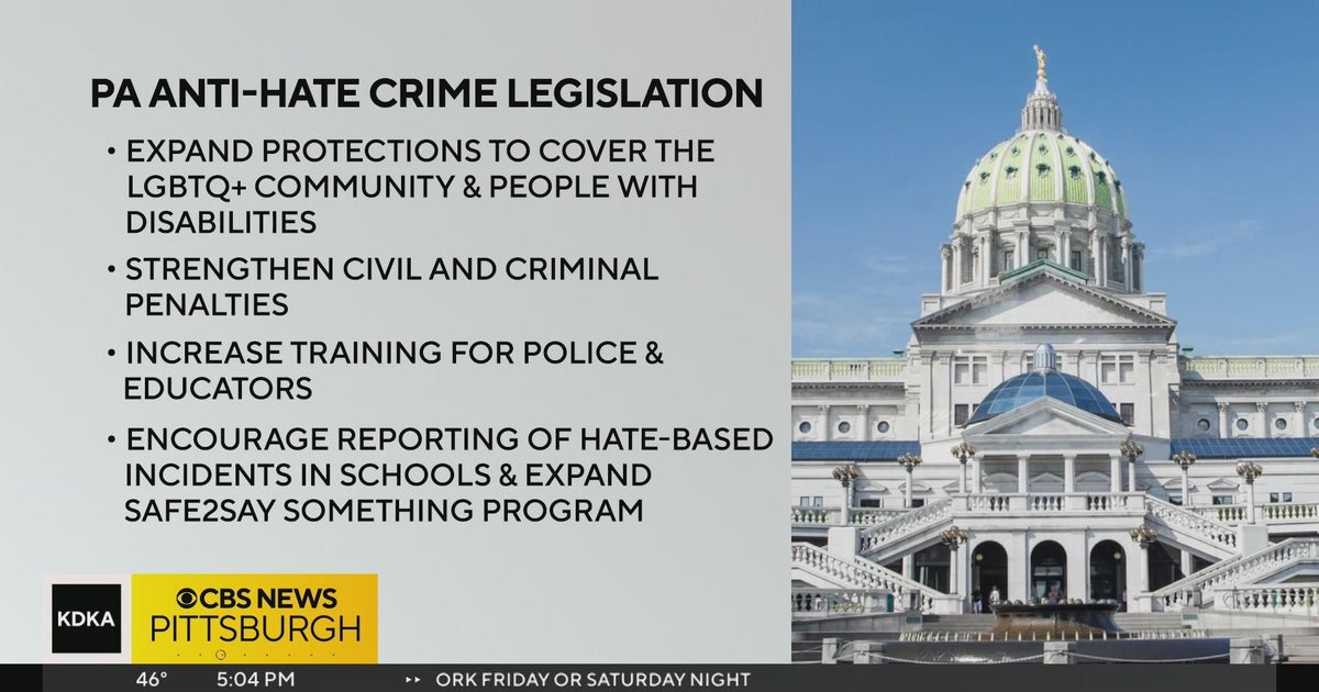 Lawmakers once again push to strengthen state's hate crimes laws CBS