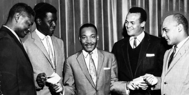 MLK Poses With Others 