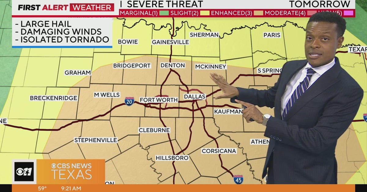 Severe weather possible for parts of North Texas Tuesday and Wednesday ...