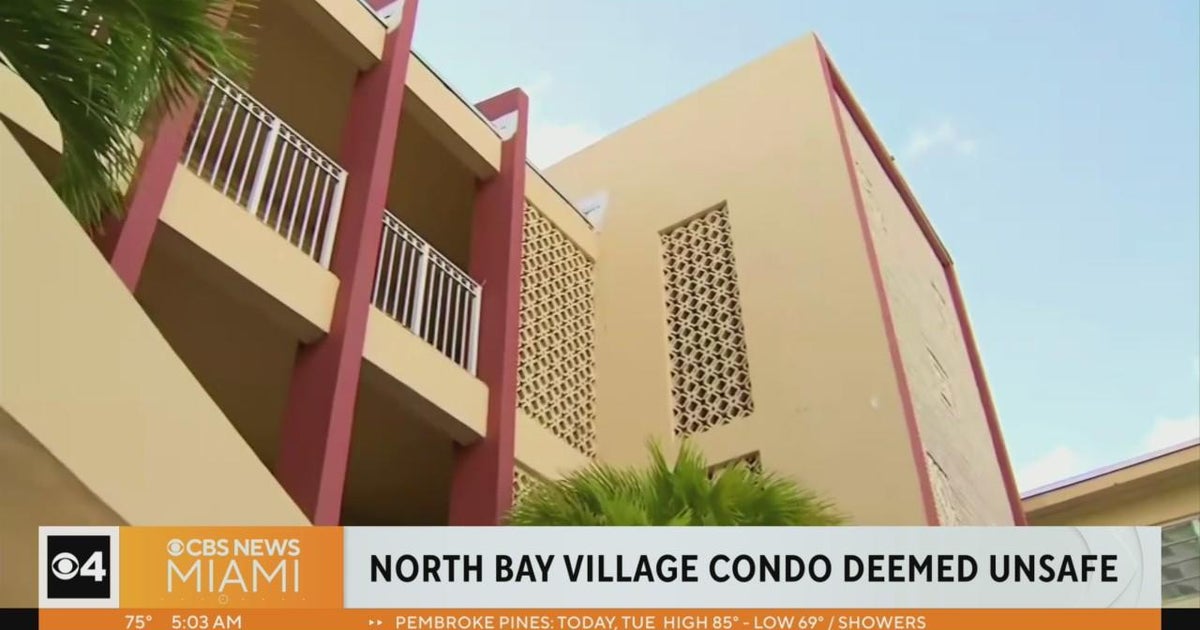 Residents of North Bay Village condominium ought to be out by Tuesday early morning