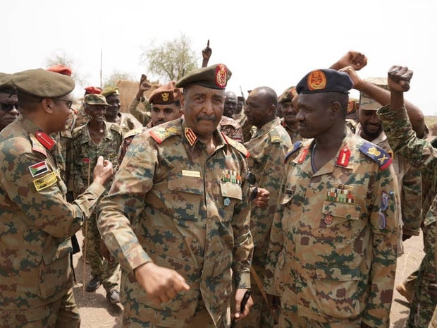 General Abdulfettah al-Burhan in Ethiopian border 