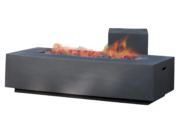 Orren Ellis Belle concrete propane outdoor fire pit table