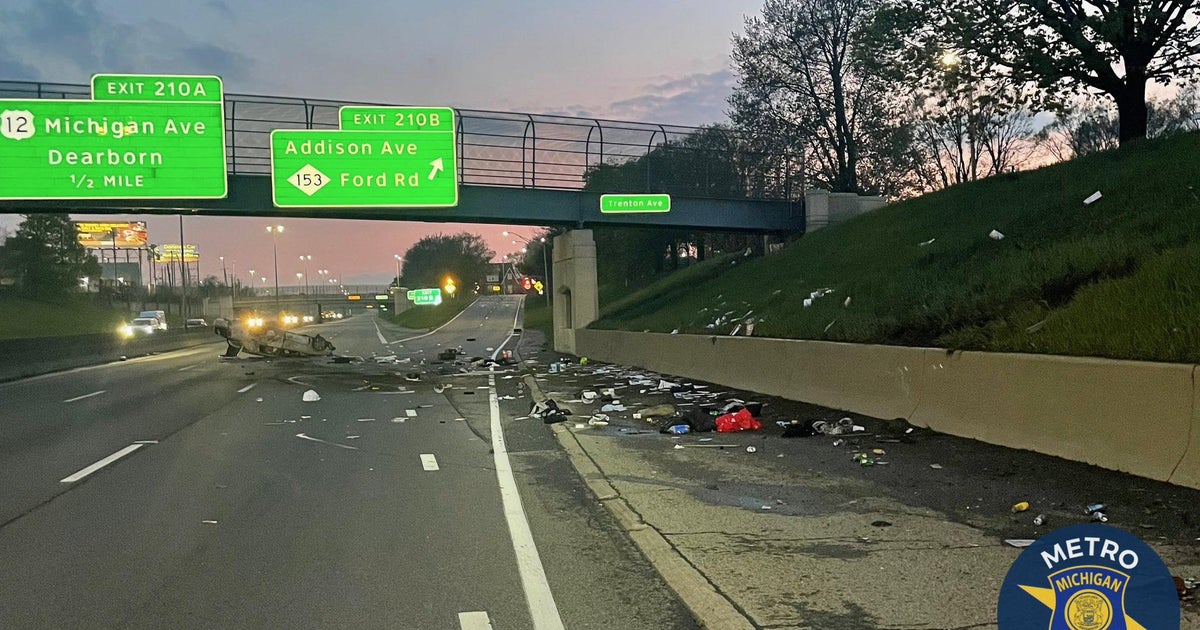 Dearborn man killed in vehicle crash on I94 near Lonyo Street CBS