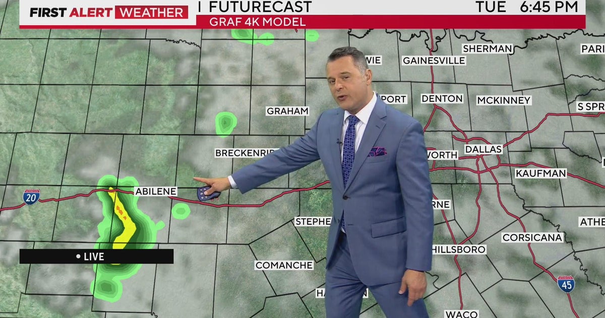 First Alert Weather Storms are popping up in western counties CBS Texas