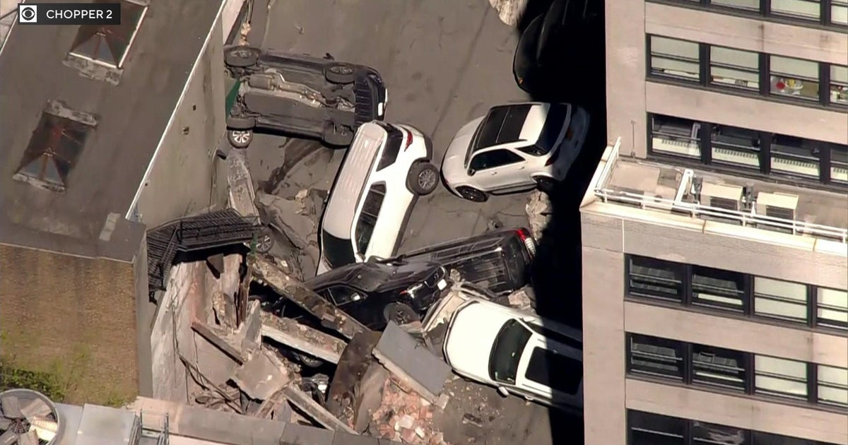 Dozens of New York City parking - Mcnicholas 11p Pkg Gara Wcbs6pih Hi Res Still