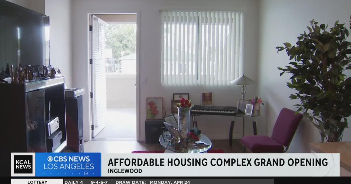 Inglewood celebrates the opening of affordable housing complex CBS