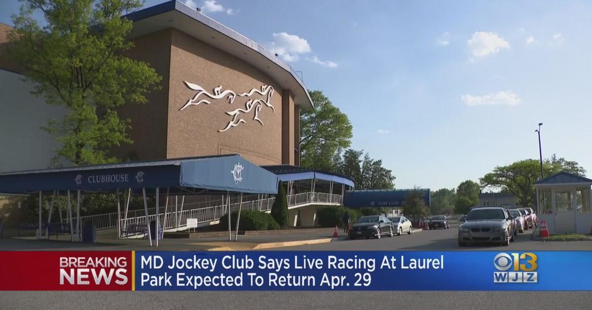 Maryland Jockey Club wants to see horse racing resume at Laurel Park on Saturday