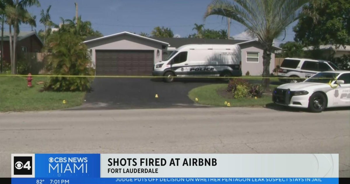 Shots fired at Fort Lauderdale Airbnb - CBS Miami