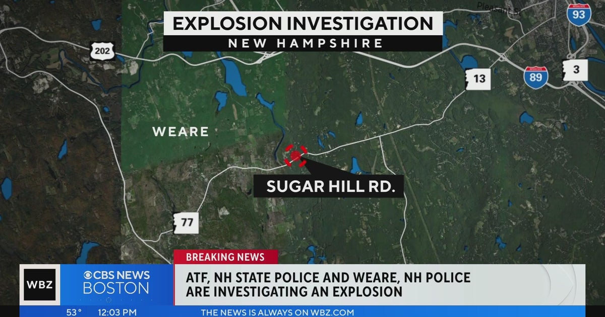 Weare, New Hampshire explosions being investigated by ATF CBS Boston