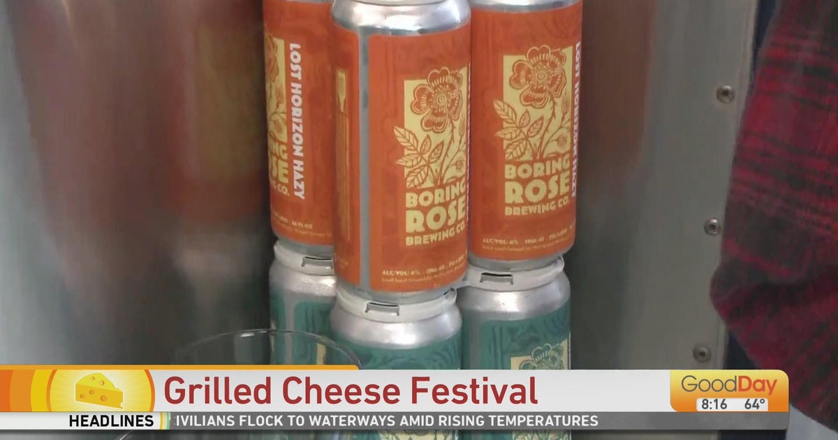 Grilled Cheese Festival checking out Boring Rose Brewing! Good Day