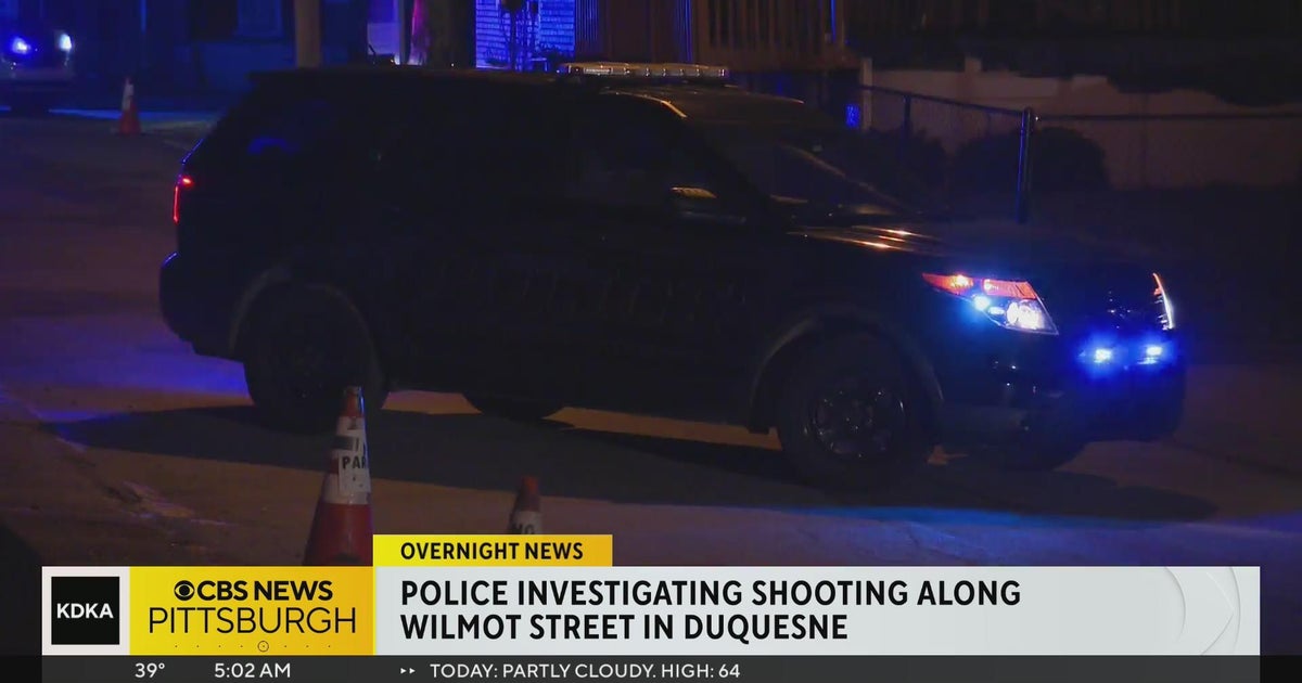 Police investigating shooting in Duquesne - CBS Pittsburgh