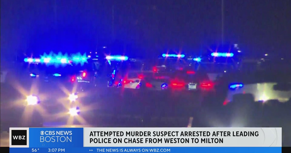 Attempted murder suspect arrested after police chase - CBS Boston