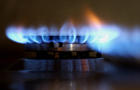 Blue Flame Of Gas Stove Burner 