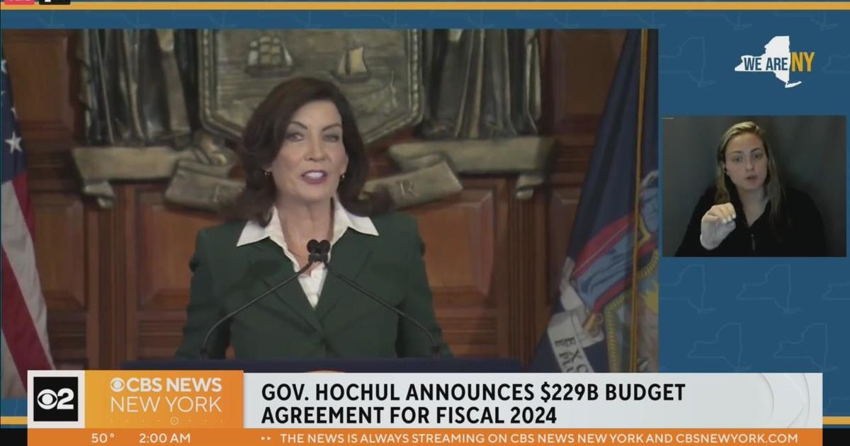 Gov. Hochul announces $229B budget - CBS New York