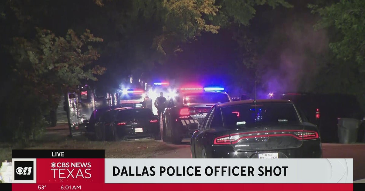 Dallas police officer and K9 shot; Expected to survive CBS Texas