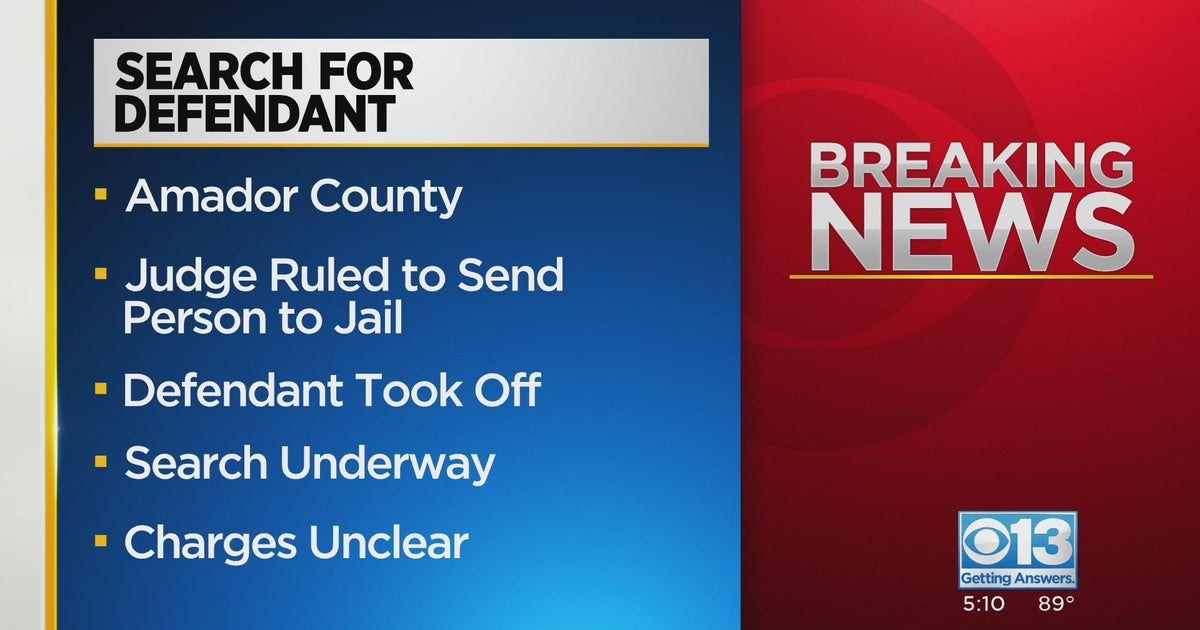 Defendant runs out of Amador courthouse after judge remands him into custody