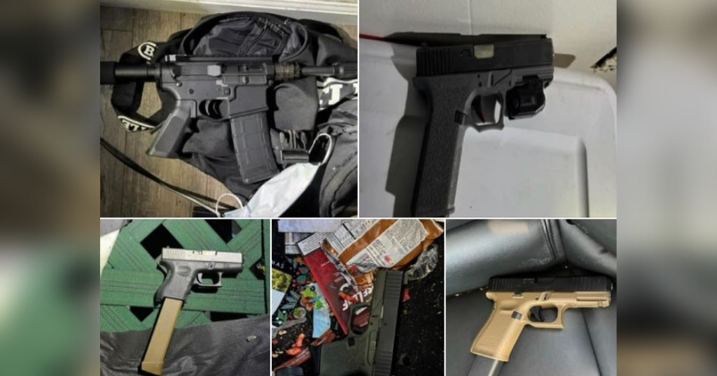 Four males arrested on weapons, carjacking charges in Stockton