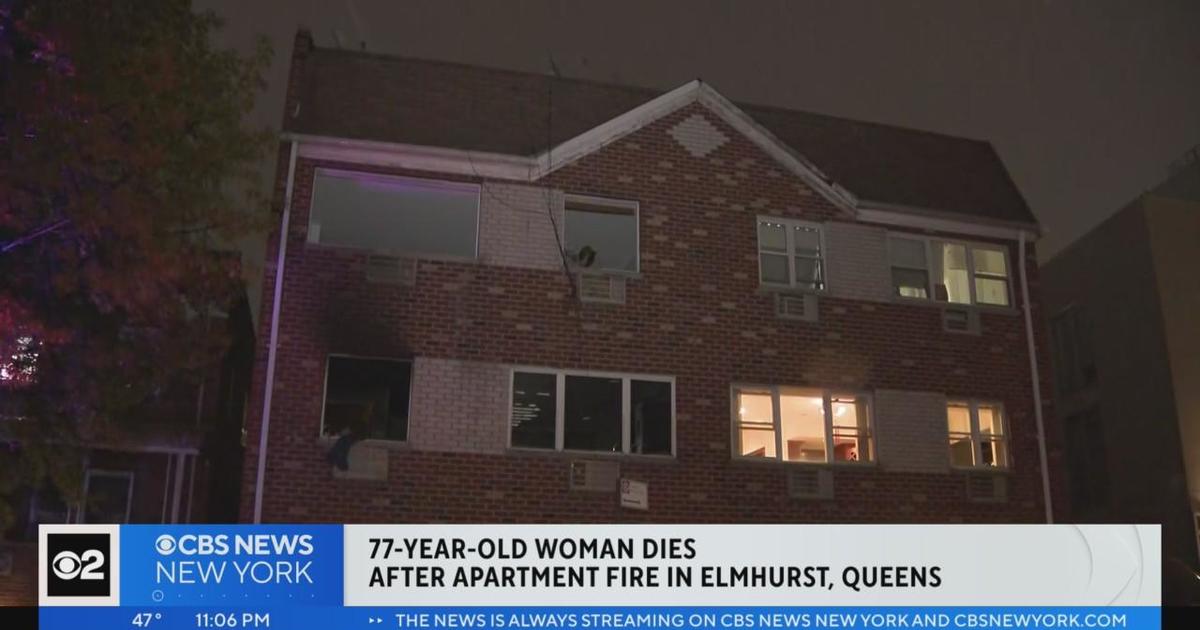 77-year-old Woman Dies After Apartment Fire In Elmhurst - CBS New York