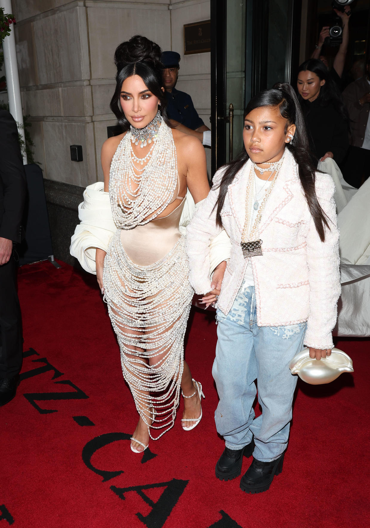 Кардашьян 2023. Норт Уэст 2023. Kim Kardashian met Gala 2023.