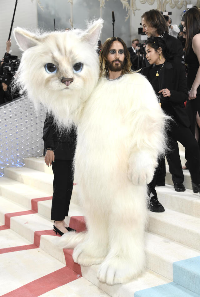 Karl Lagerfeld's Cat Choupette Didn't Love Jared Leto's Met Gala Look