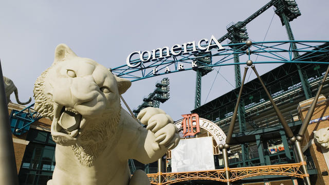 Comerica Park, Home of the Detroit Tigers Baseball Team 