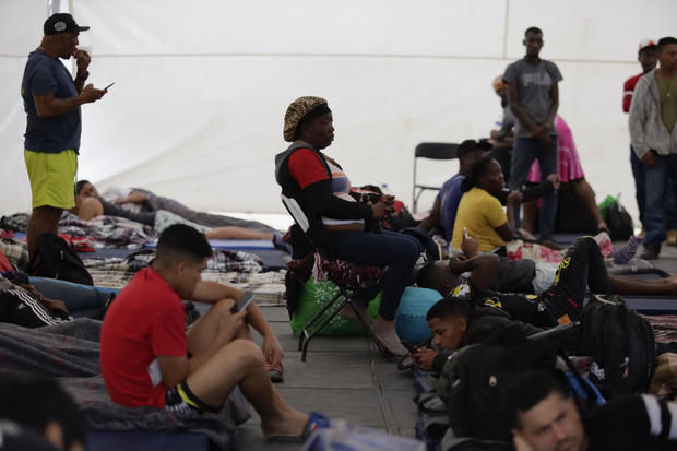 Haitian Migrants Relocated To Shelter In Mexico City 