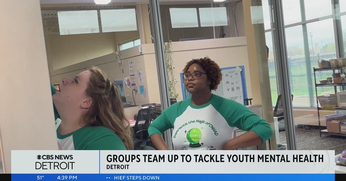 Metro Detroit groups team up to tackle youth mental health - CBS Detroit