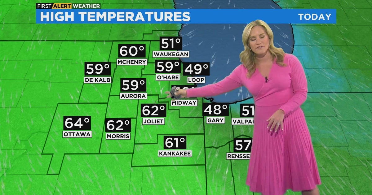 Chicago First Alert Weather: Warmer away from the lake - CBS Chicago