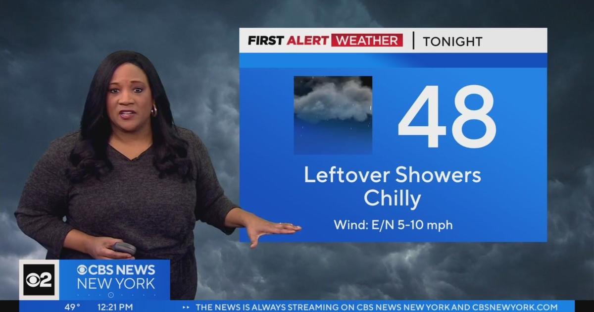 First Alert Weather: Afternoon showers ahead - CBS New York