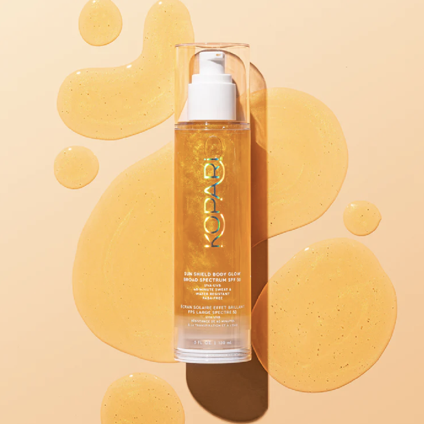 kopari sun shield body glow spf 50