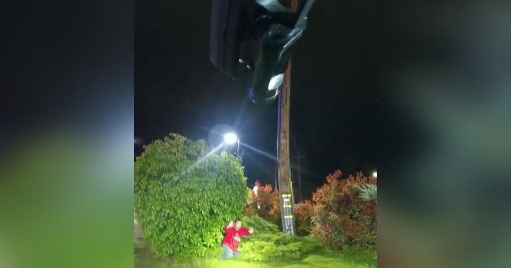 Grass Valley police pursuit and arrest of wanted man caught on video