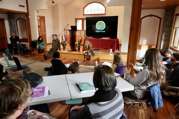 Students attend class at InnerTrek, a school for psilocybin facilitators in Oregon 