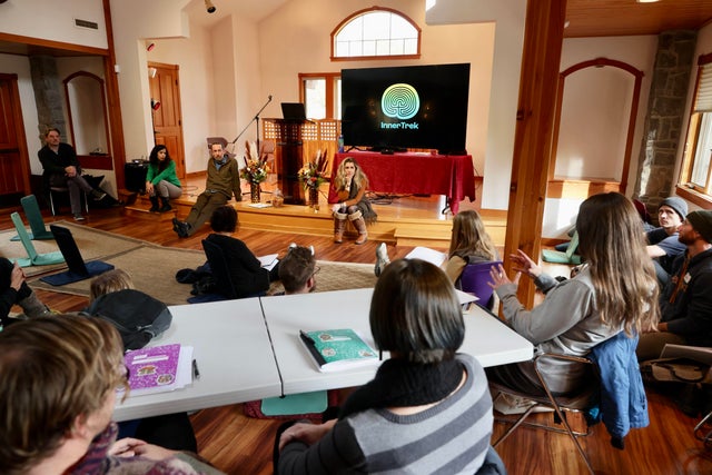 Students attend class at InnerTrek, a school for psilocybin facilitators in Oregon