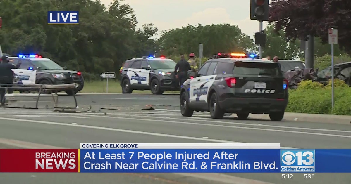 At least 7 people hurt in Elk Grove crash