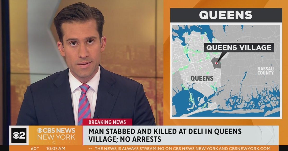 Man stabbed to death at deli in Queens - CBS New York