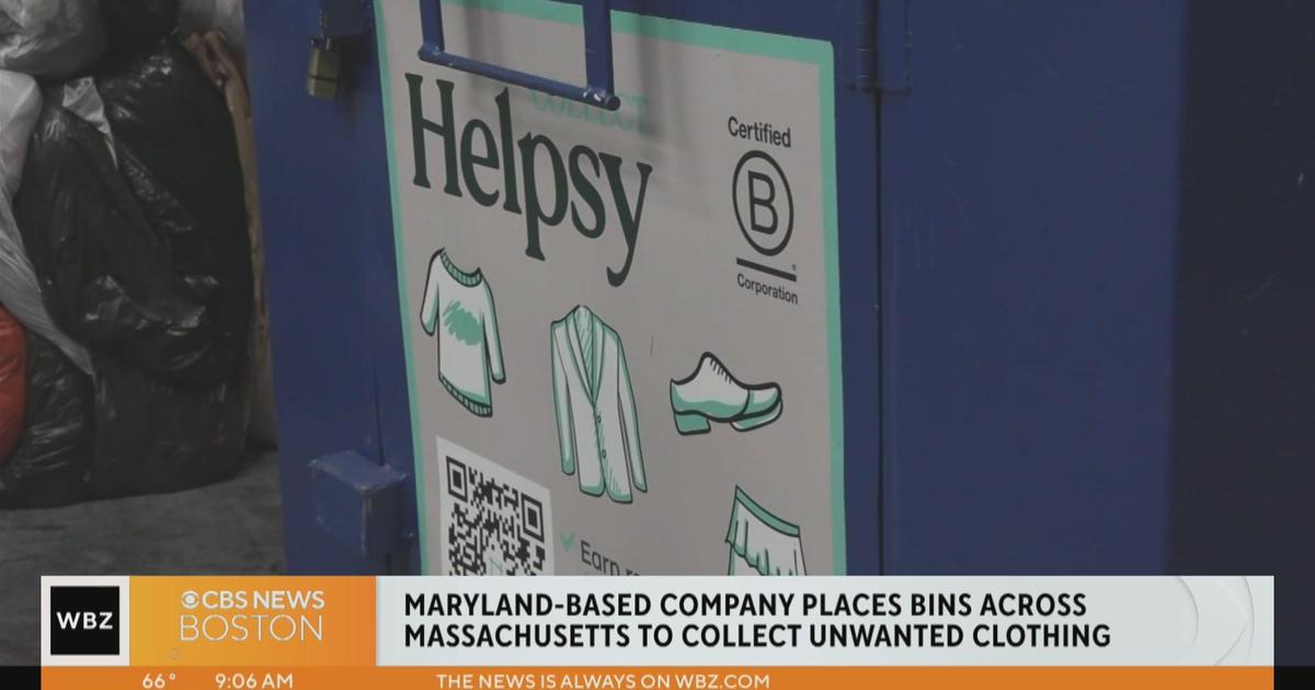 Helpsy, a Maryland-based company, is helping Massachusetts residents get rid of unwanted clothing