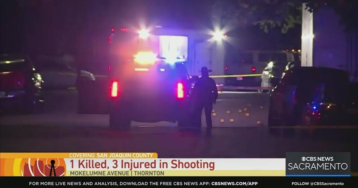 1 Killed, 3 Hurt In Thornton Shooting - CBS Sacramento