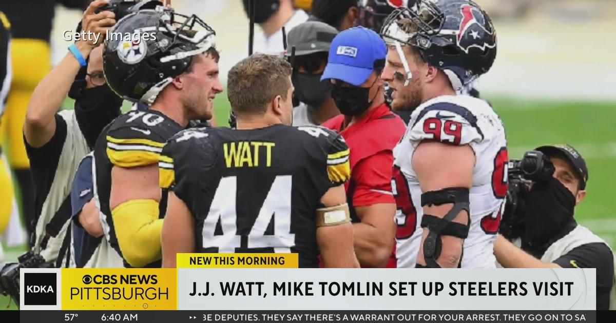 J.J. Watt, Mike Tomlin set up visit to Steelers training facility - CBS  Pittsburgh