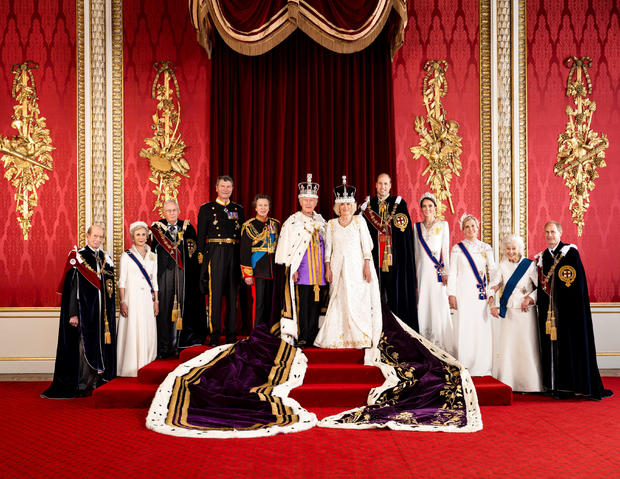 Britain's King Charles' coronation - royal family portrait 