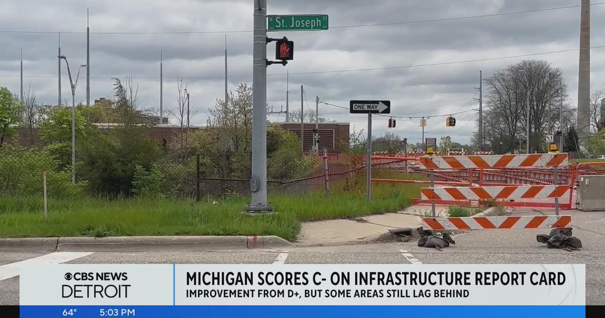 Michigan Receives C- On Infrastructure Report Card - Cbs Detroit