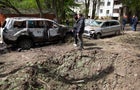 Kyiv under the attack of Russian Iranian made drones 