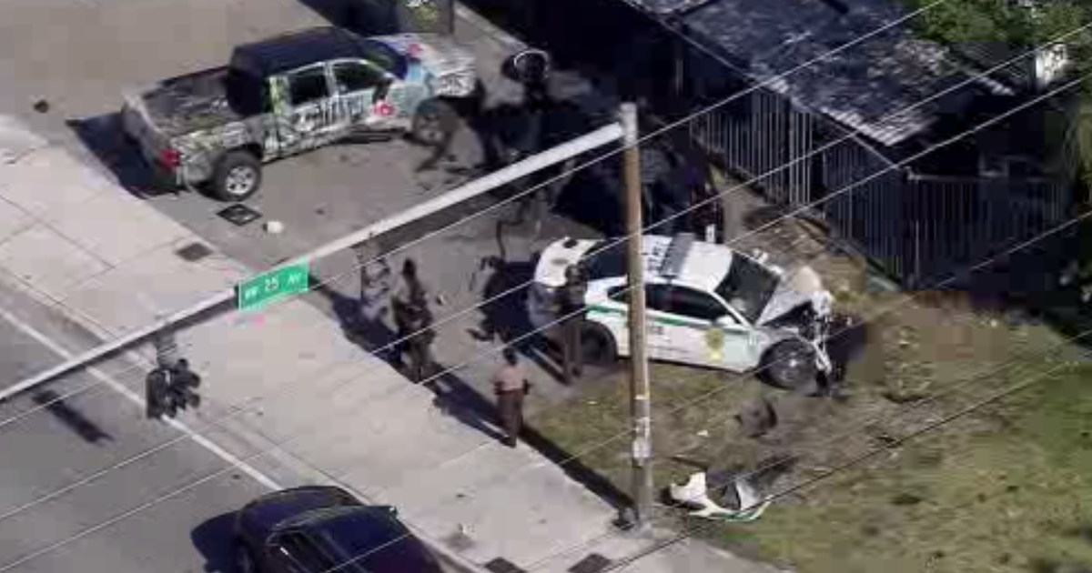 Miami-Dade police officer included in crash that despatched 4 to the healthcare facility