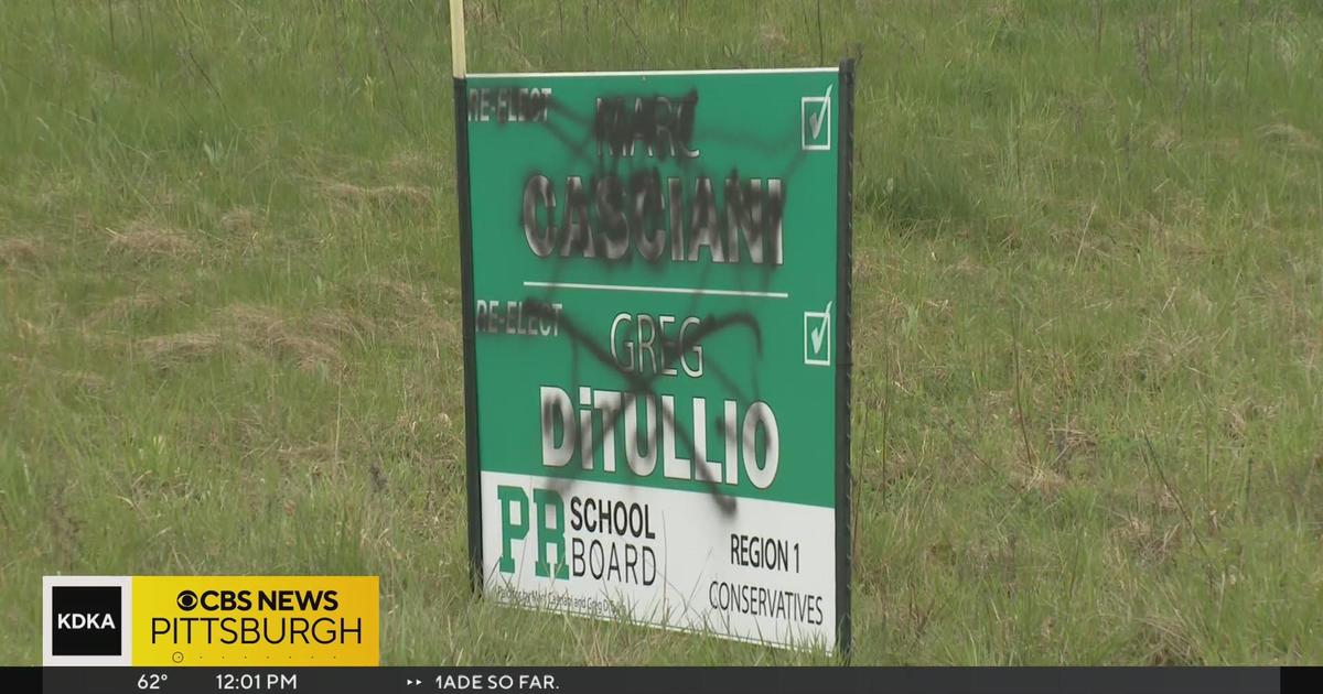PineRichland school board candidate signs vandalized and stolen CBS