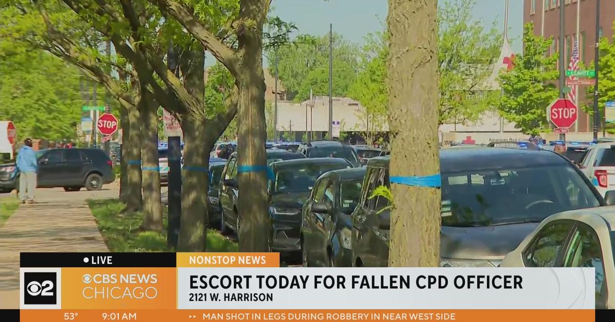 Escort Today For Fallen CPD Officer - CBS Chicago